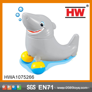 Funny B / O Shark Walking Toys с музыкой и батареей, управляемой игрушкой акулы